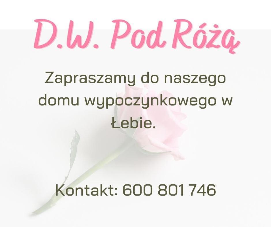 Bed and Breakfast Pod Roza à Łeba Extérieur photo